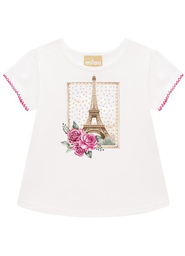 Milon - Blusa Infantil Menina Estampa Off White 3