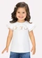 Milon - Blusa Infantil Menina Estampa Laranja - variação: Off White