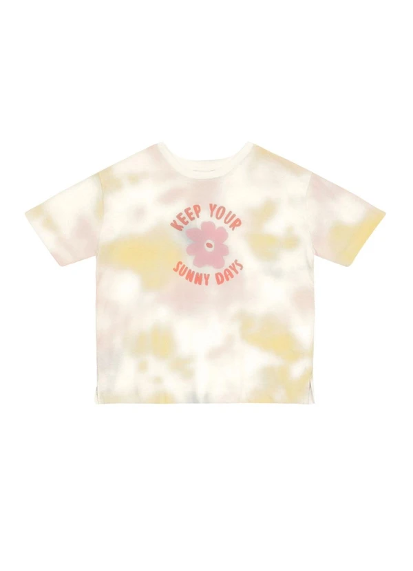 Brandili - Blusa Infantil Menina Estampa Tropical Natural 3