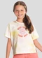 Brandili - Blusa Infantil Menina Estampa Tropical Natural - variação: Natural