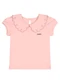 Colorittá - Blusa Infantil Menina Gola Bordada Rosa - variação: Rosa