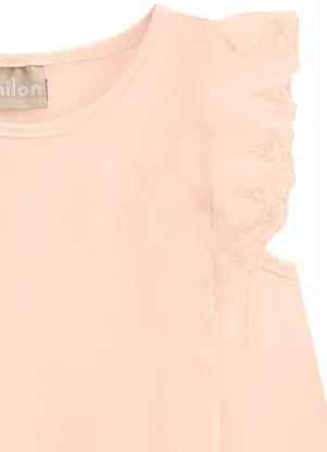 Milon - Blusa Infantil Menina Laranja - MILON