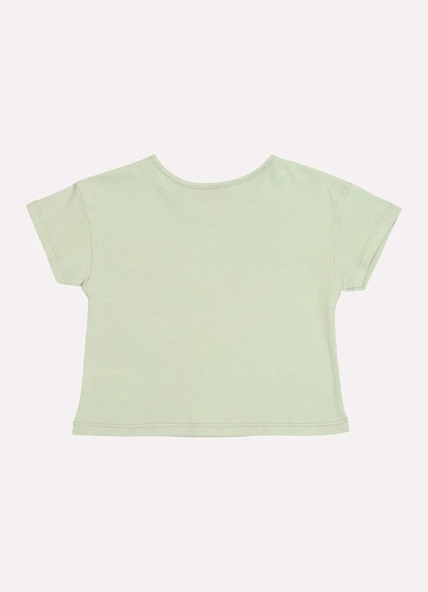 Kyly - Blusa Infantil Menina Lettering Verde 2