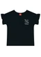 Kyly - Blusa Infantil Menina Manga Babado Cinza - variação: Preto