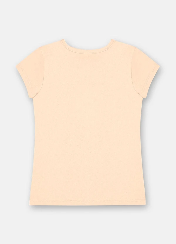 Up Baby - Blusa Infantil Menina Manga Curta Laranja 2