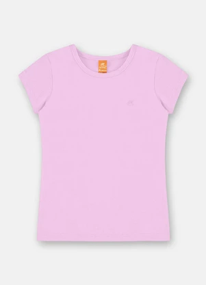 Up Baby - Blusa Infantil Menina Manga Curta Rosa - UP BABY