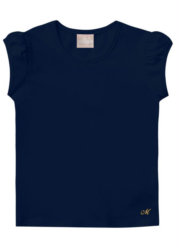 Milon - Blusa Infantil Menina Marinho