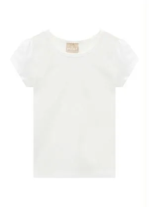 Milon - Blusa Infantil Menina Off White - MILON