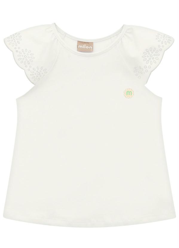 Milon - Blusa Infantil Menina Off White 1