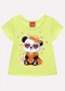 Kyly - Blusa Infantil Menina Pandinha Rosa - variação: Amarelo