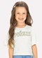 Milon - Blusa Infantil Menina Pérolas Preto - variação: Off White