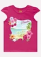 Kyly - Blusa Infantil Menina Praia Rosa - variação: Rosa