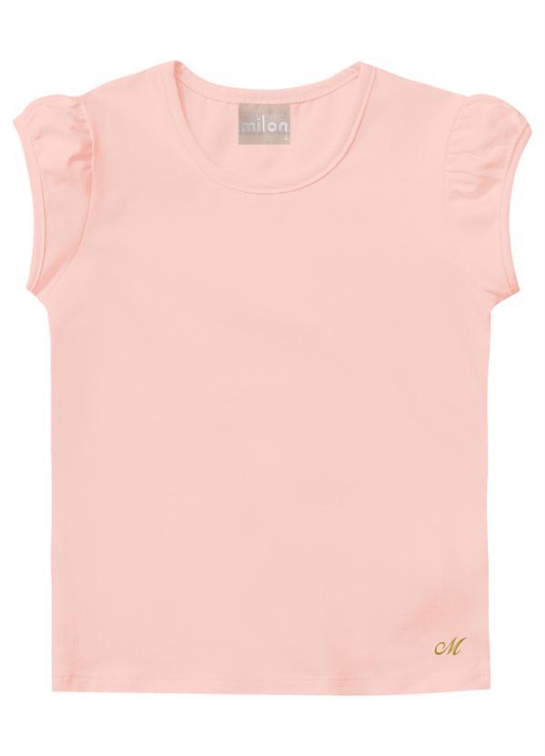 Milon - Blusa Infantil Menina Rosa