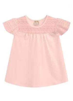 Milon - Blusa Infantil Menina Rosa - MILON