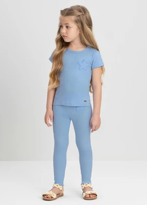 Blusa Infantil Menina Up Baby Azul - UP BABY
