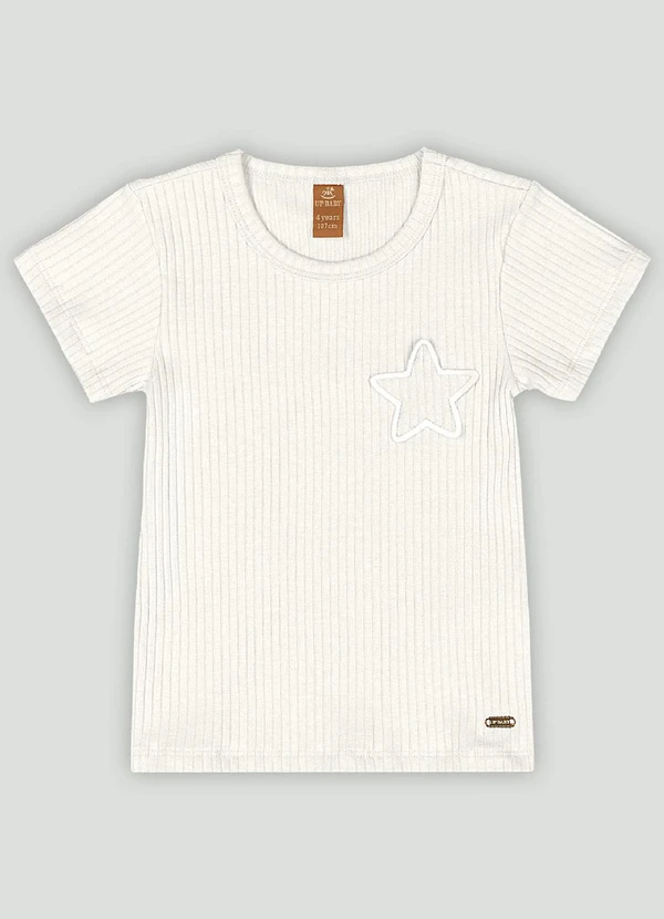 Up Baby - Blusa Infantil Menina Branco