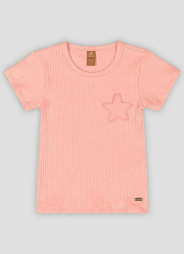 Up Baby - Blusa Infantil Menina Up Baby Rosa