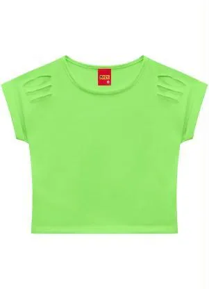 Kyly - Blusa Infantil Menina Verde - KYLY