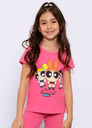 Torra - Blusa Infantil Meninas Superpoderosas Rosa - TORRA