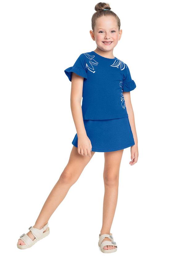 Bee Loop - Blusa Infantil para Menina Azul