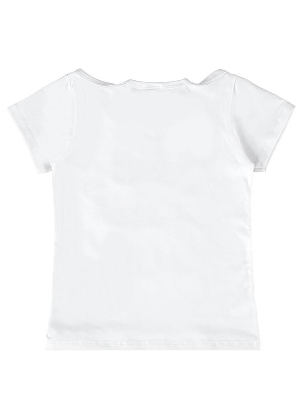 Quimby - Blusa Infantil para Menina em Cotton Branco 2