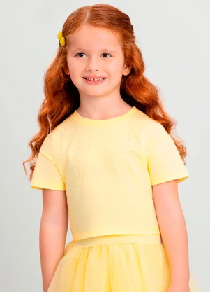 Blusa Infantil para Menina Quimby Branco - QUIMBY