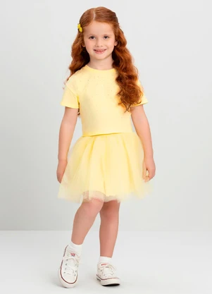 Blusa Infantil para Menina Quimby Branco - QUIMBY