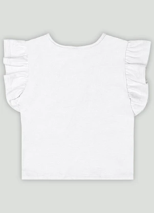Blusa Infantil para Menina Quimby Branco - QUIMBY