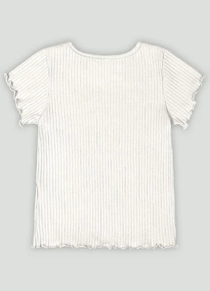 Blusa Infantil para Menina Quimby Branco - QUIMBY