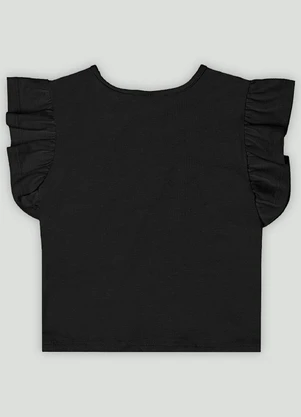 Blusa Infantil para Menina Quimby Preto - QUIMBY