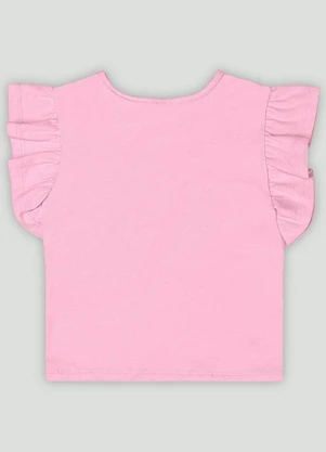 Blusa Infantil para Menina Quimby Rosa - QUIMBY