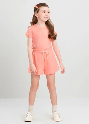 Blusa Infantil para Menina Quimby Rosa - QUIMBY
