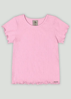 Blusa Infantil para Menina Quimby Rosa - QUIMBY