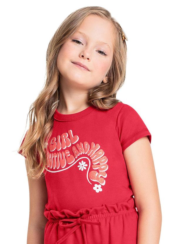 Bee Loop - Blusa Infantil para Menina Vermelho