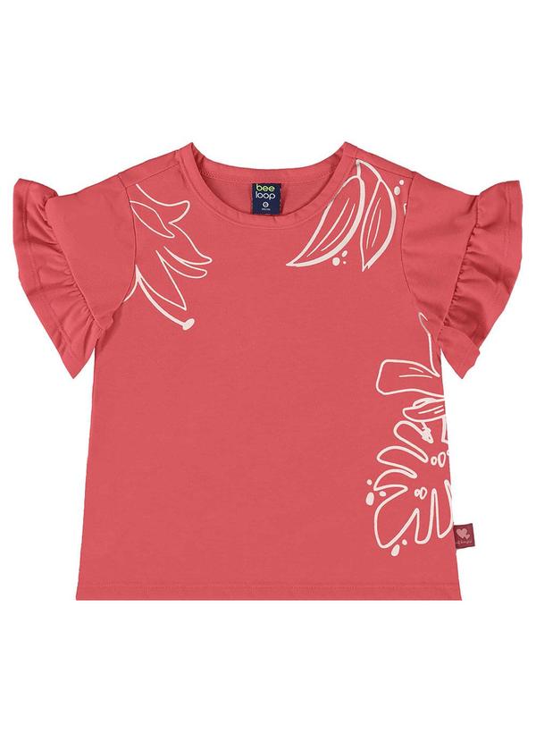 Bee Loop - Blusa Infantil para Menina Vermelho