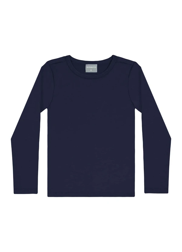 Quimby - Blusa Infantil Unissex Fps +50 Azul 4