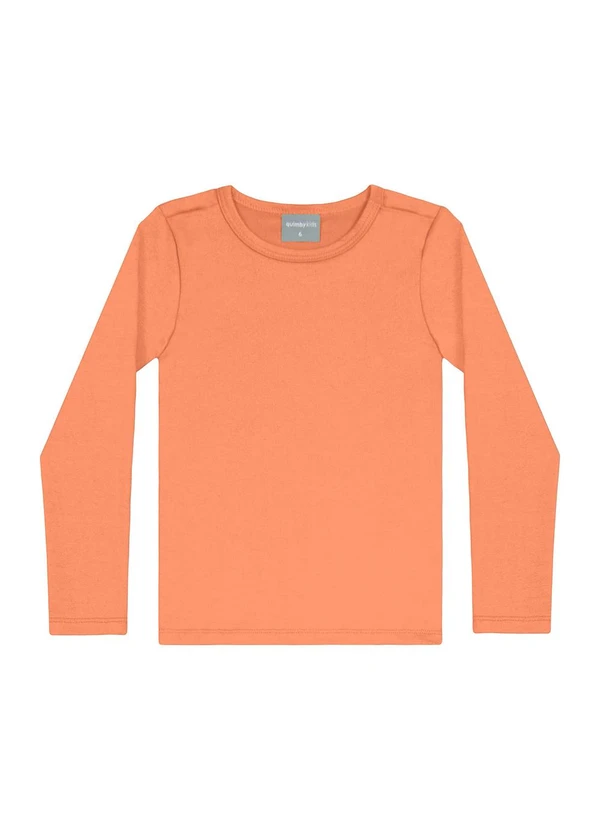 Quimby - Blusa Infantil Unissex Fps +50 Laranja