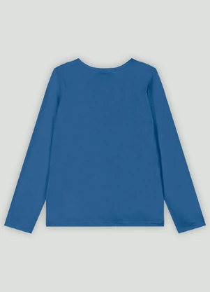 Blusa Infantil Unissex Fps+50 Quimby Azul - QUIMBY