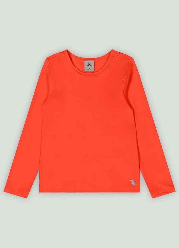 Quimby - Blusa Infantil Unissex Fps+50 Quimby Laranja