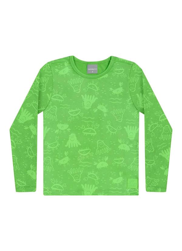 Quimby - Blusa Infantil Unissex Fps +50 Verde 3
