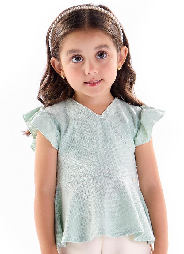 Kiki - Blusa Infantil Verde