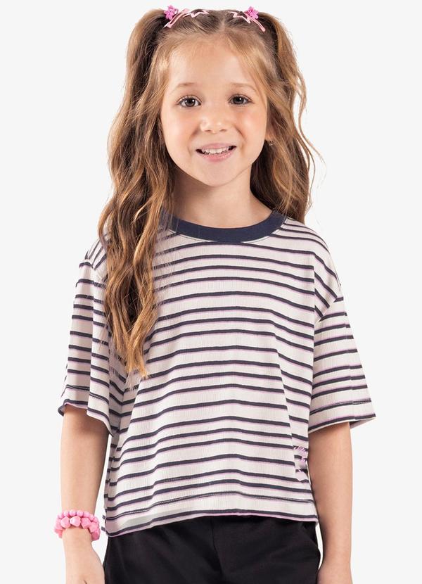 Rovi Kids - Blusa Infantil Visco Maquinetada Azul 4