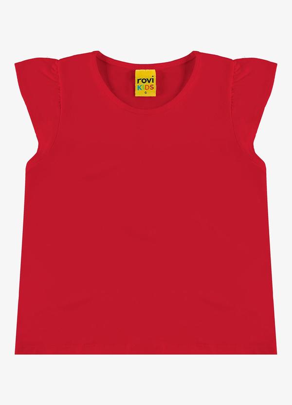 Rovi Kids - Blusa Infantil Viscotorcion Vermelho