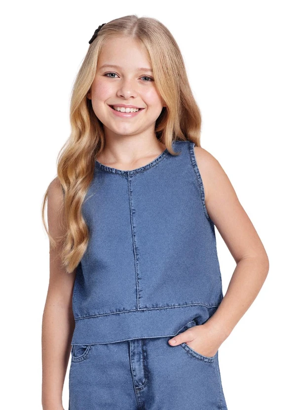 Fkn Play Denim - Blusa Jeans Medio 2