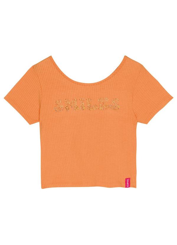 Hapier - Blusa Juvenil Feminina Laranja