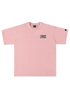 Milli e Nina - Blusa Juvenil Meia Malha Penteada Ampla Rosa - MILLI E NINA