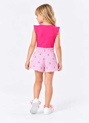 Trick Nick - Blusa Juvenil Menina Ribana Rosa - TRICK NICK
