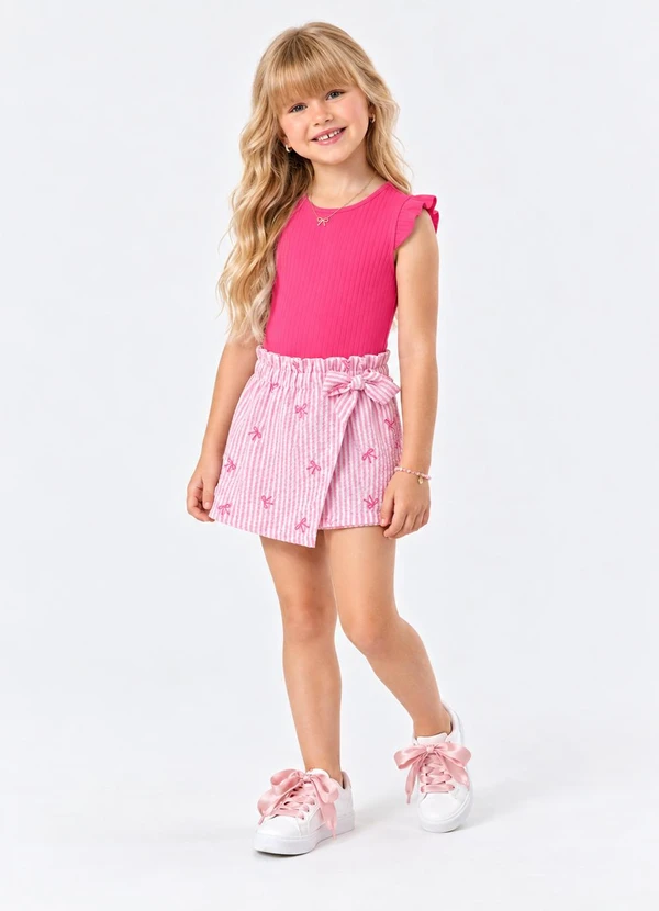 Trick Nick - Blusa Juvenil Menina Ribana Rosa