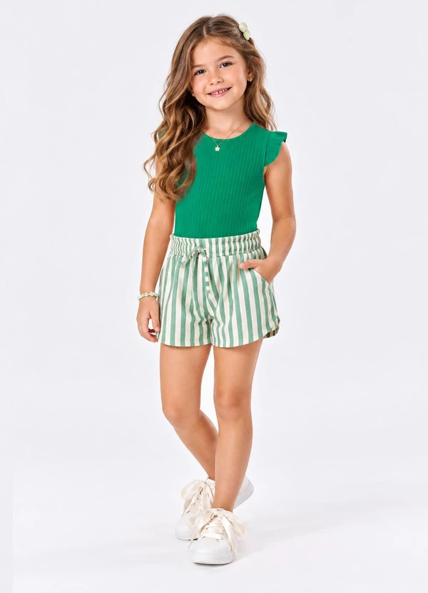 Trick Nick - Blusa Juvenil Menina Ribana Verde