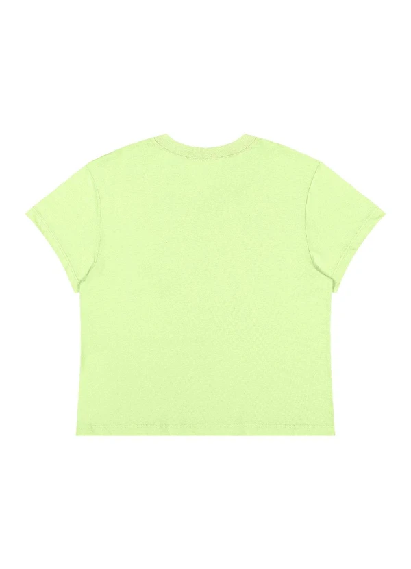 Gloss - Blusa Juvenil Ny em Algodão Verde 4